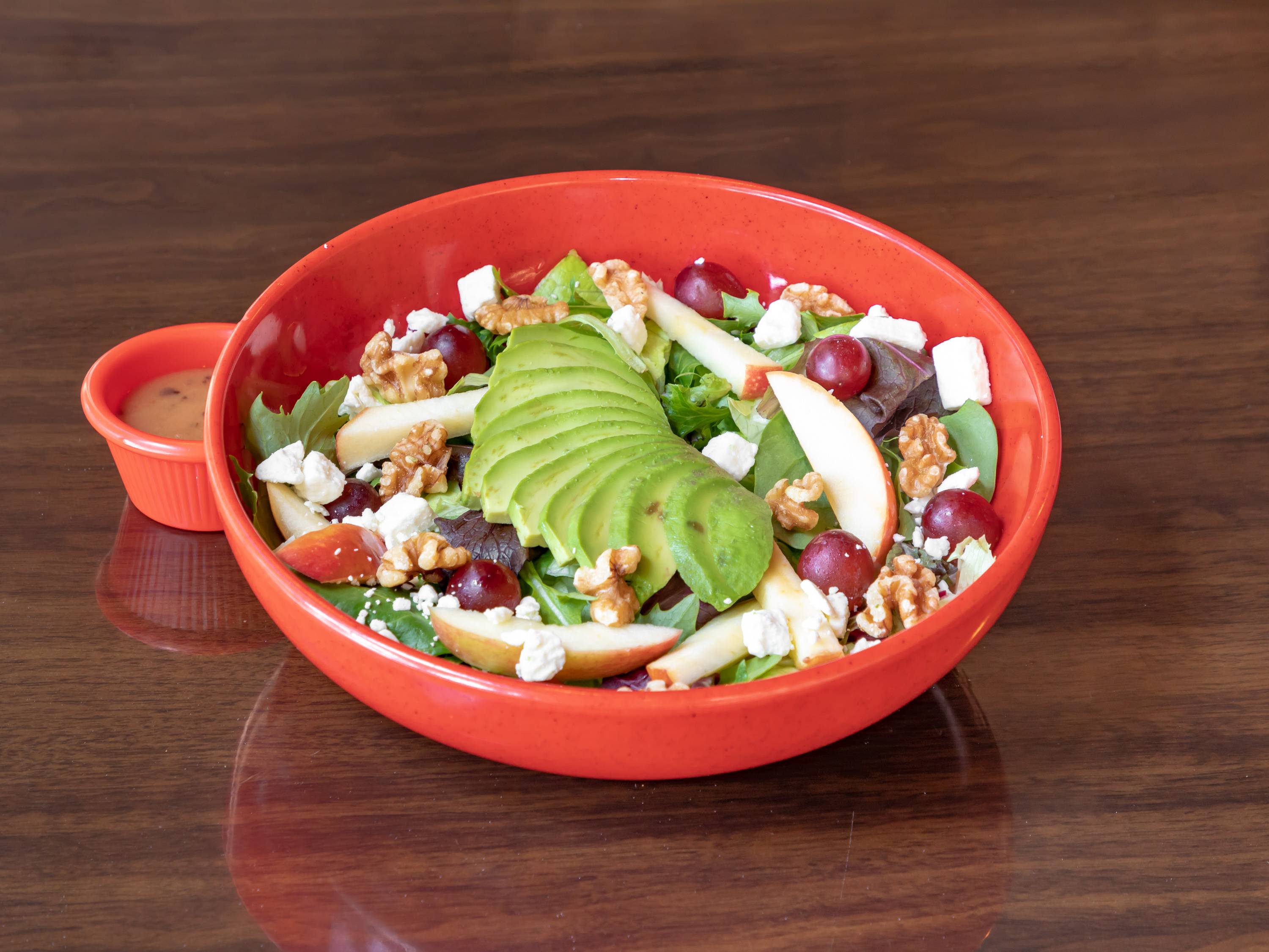 Order Fruit, Cheese and Nut Salad food online from Grill ‘N Burgers store, Bakersfield on bringmethat.com