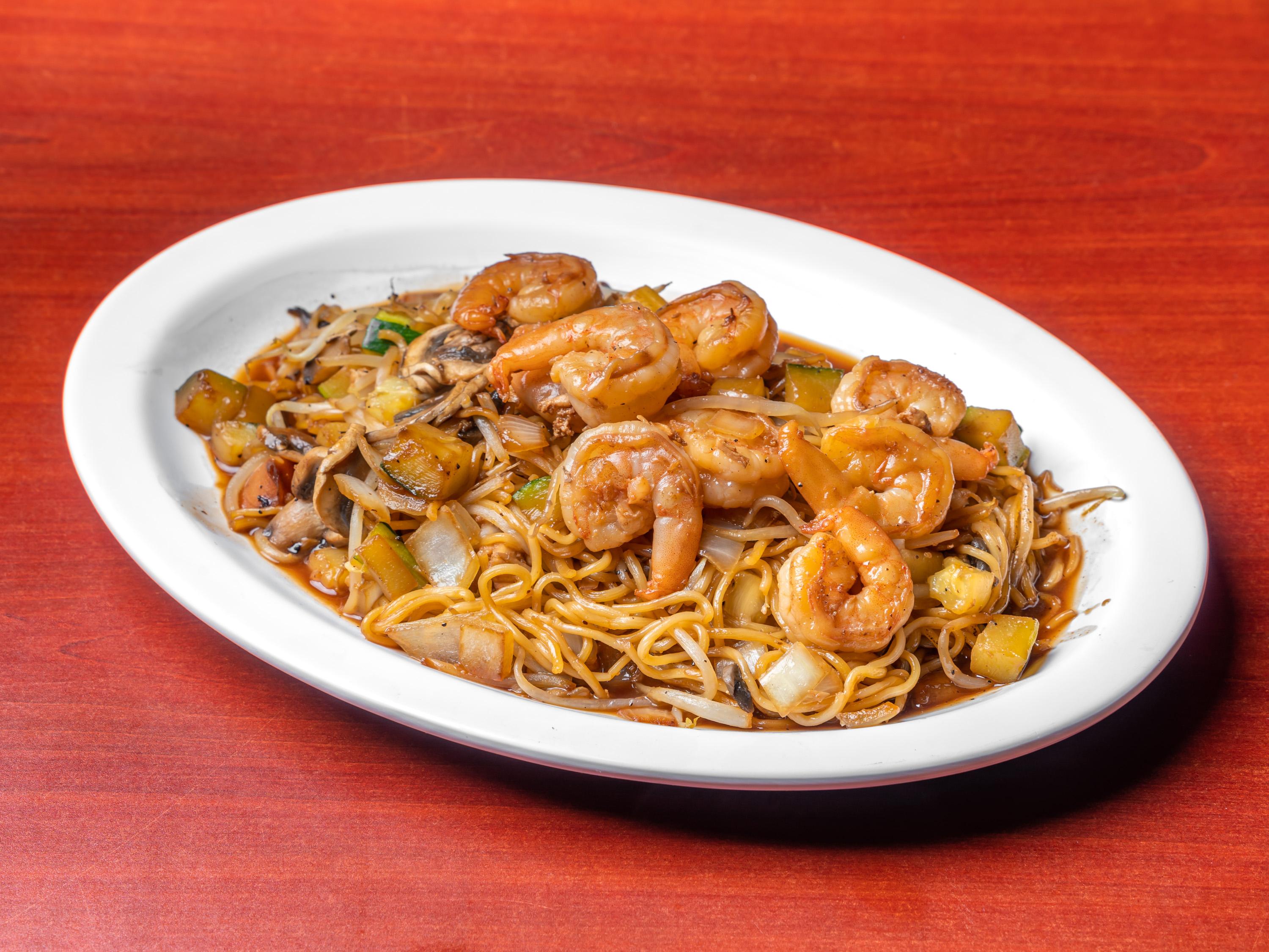 Order Yakisoba Shrimp Noodle food online from Siam Hibachi store, Grove City on bringmethat.com