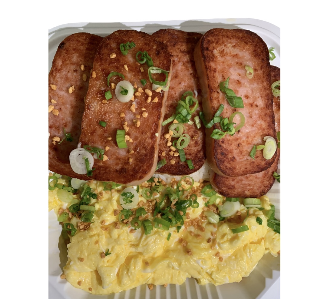Order Spam, Eggs and Rice Plate food online from Allstar Cafe store, San Francisco on bringmethat.com