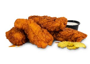 Order 4 Piece Hot Chicken Tenders food online from Trailer Birds store, Carencro on bringmethat.com