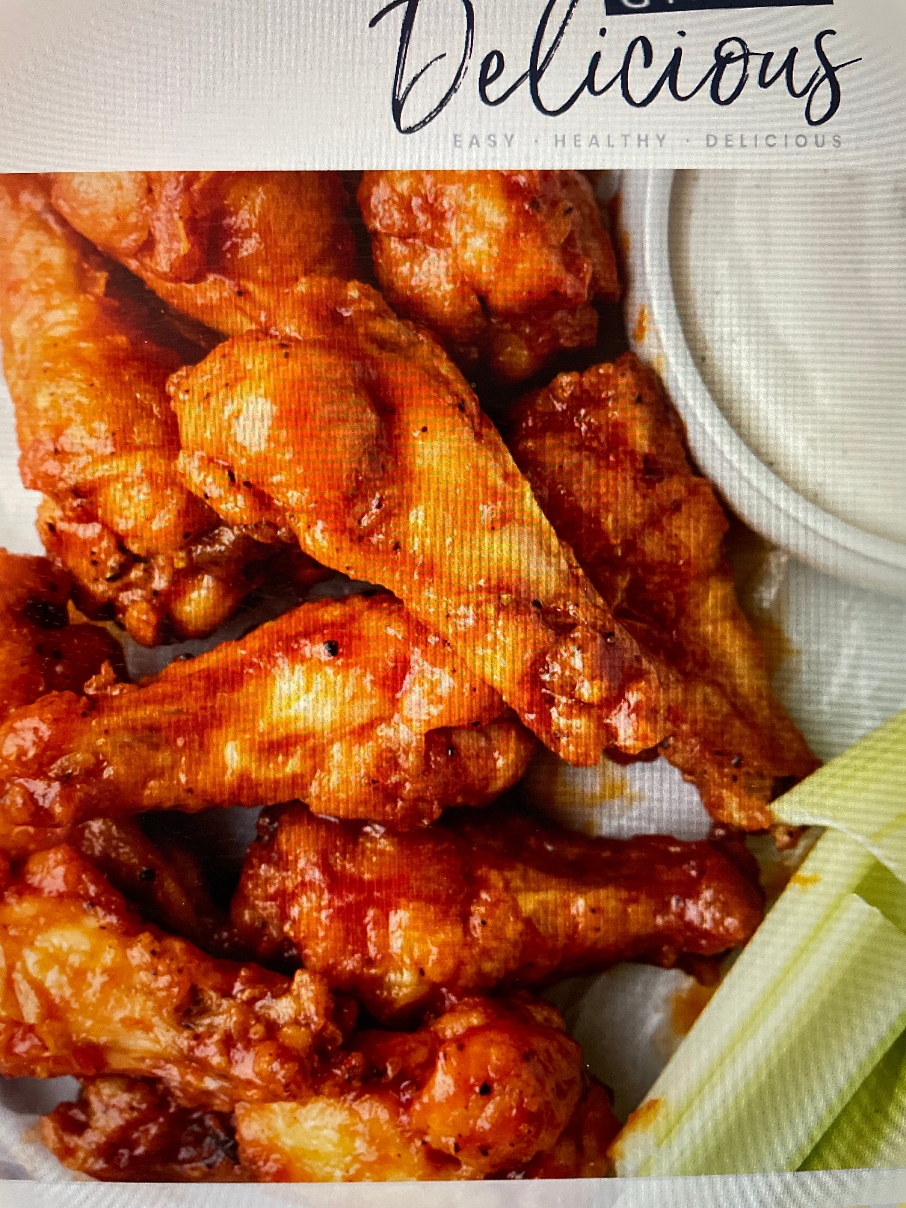 Order Buffalo Wings - 6 Pieces food online from Paramount Pizza Slices store, Holyoke on bringmethat.com