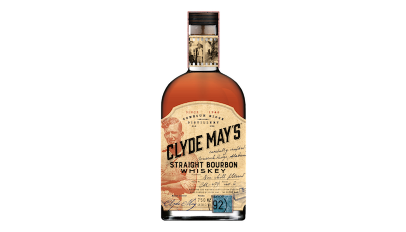 Order Clyde May's Straight Bourbon Whiskey 750mL food online from JR Food Mart store, Camarillo on bringmethat.com