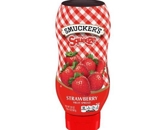 Order Smucker's Squeeze Strawberry Fruit Spread (20 oz) food online from Urban Value Corner Store store, Dallas on bringmethat.com