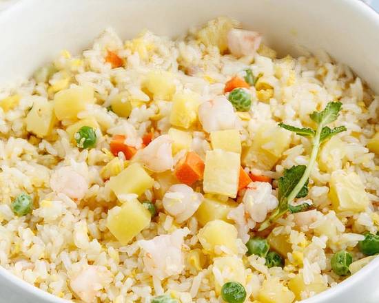 Order Shrimp & Pineapple Fried Rice food online from Taichi Cuisine store, Irvine on bringmethat.com