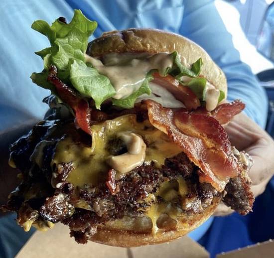 Order Bacon Cheddar Burger food online from Carolina Jax store, Jacksonville on bringmethat.com