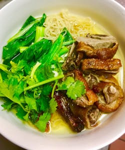 Order 221. Roast Duck with Egg Noodle Soup food online from Best Garden store, Douglaston on bringmethat.com