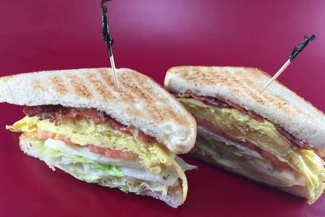Order 12. Bacon Egg Sandwich food online from Michael's Burgers store, Canoga Park on bringmethat.com