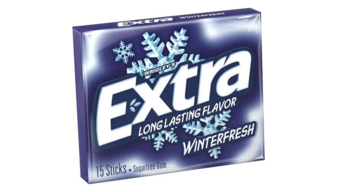Order Extra Sugarfree Winterfresh Gum 15 CT food online from Oak Knoll Liquor store, Santa Maria on bringmethat.com