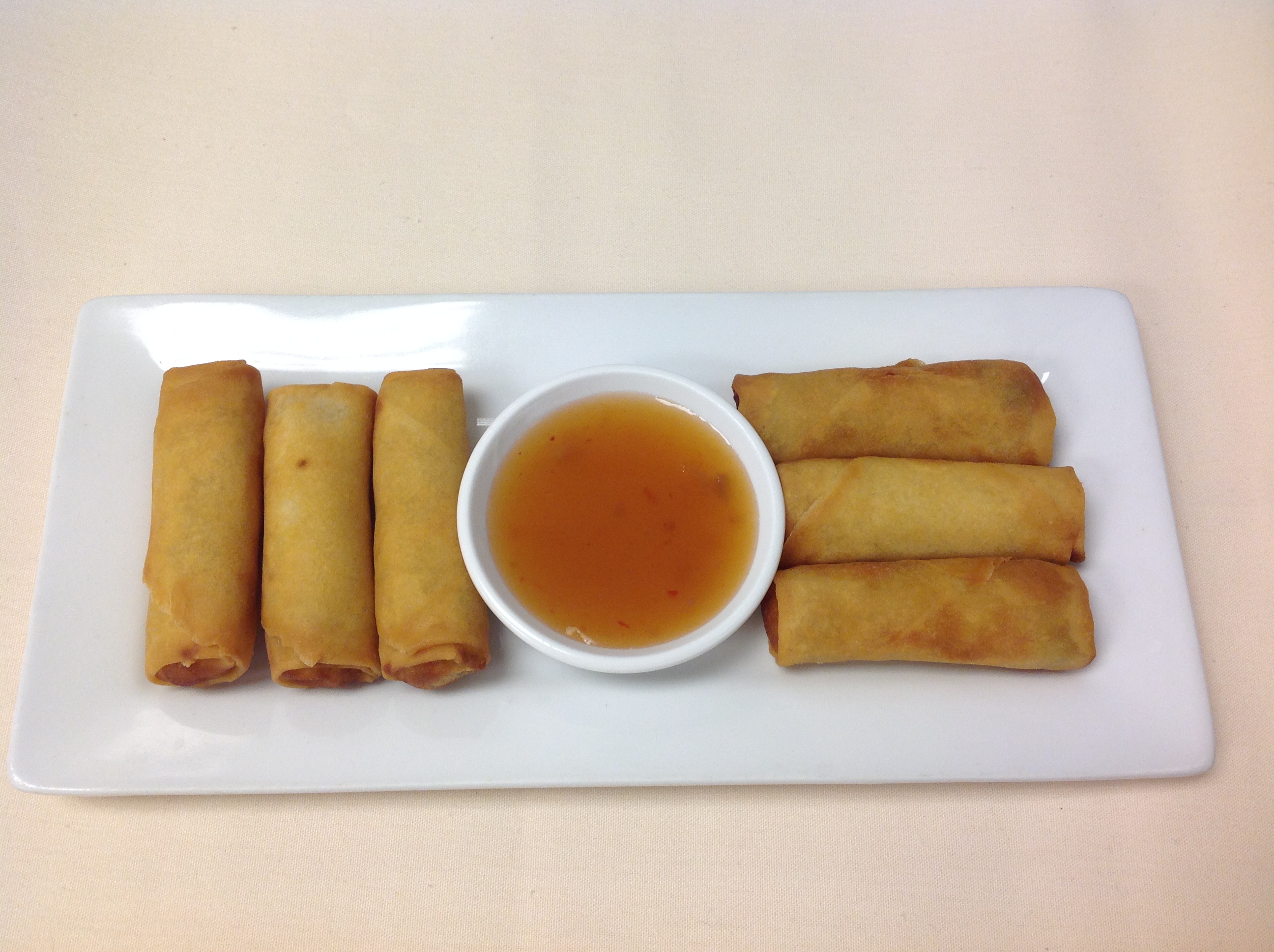 Order 1. Vegetable  Rolls food online from Nine classic thai cuisine store, Chicago on bringmethat.com