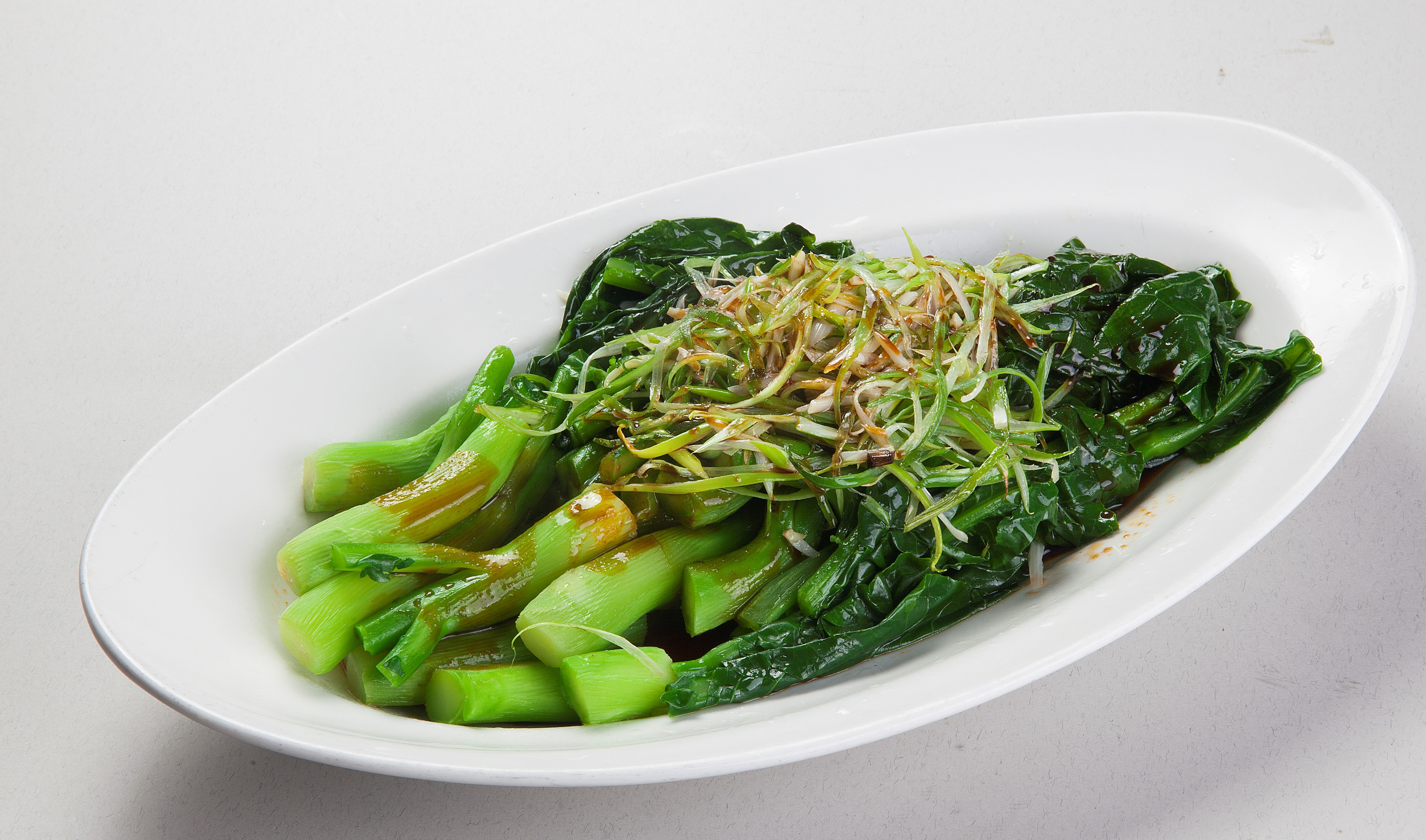 Order Boiled Chinese Broccoli food online from Canaan Restaurant Chinese Cuisine store, West Covina on bringmethat.com