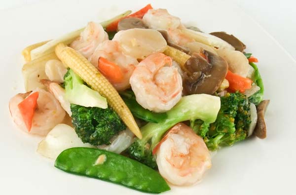 Order L12. Shrimp Vegetable Lunch Special food online from Authentic Chinese store, San Antonio on bringmethat.com