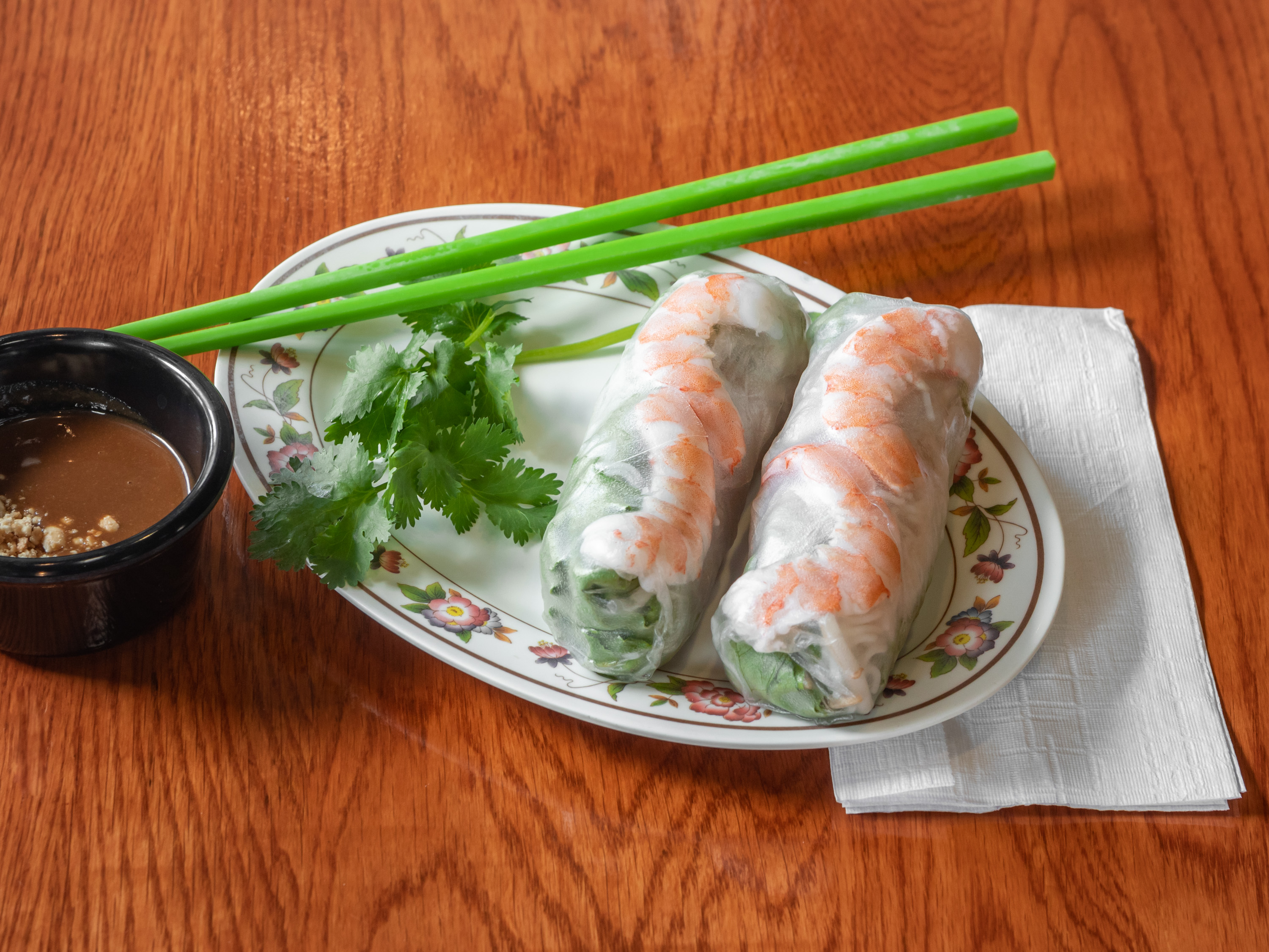 Order 2. Spring Rolls food online from Pho Hoang Inc store, Austin on bringmethat.com