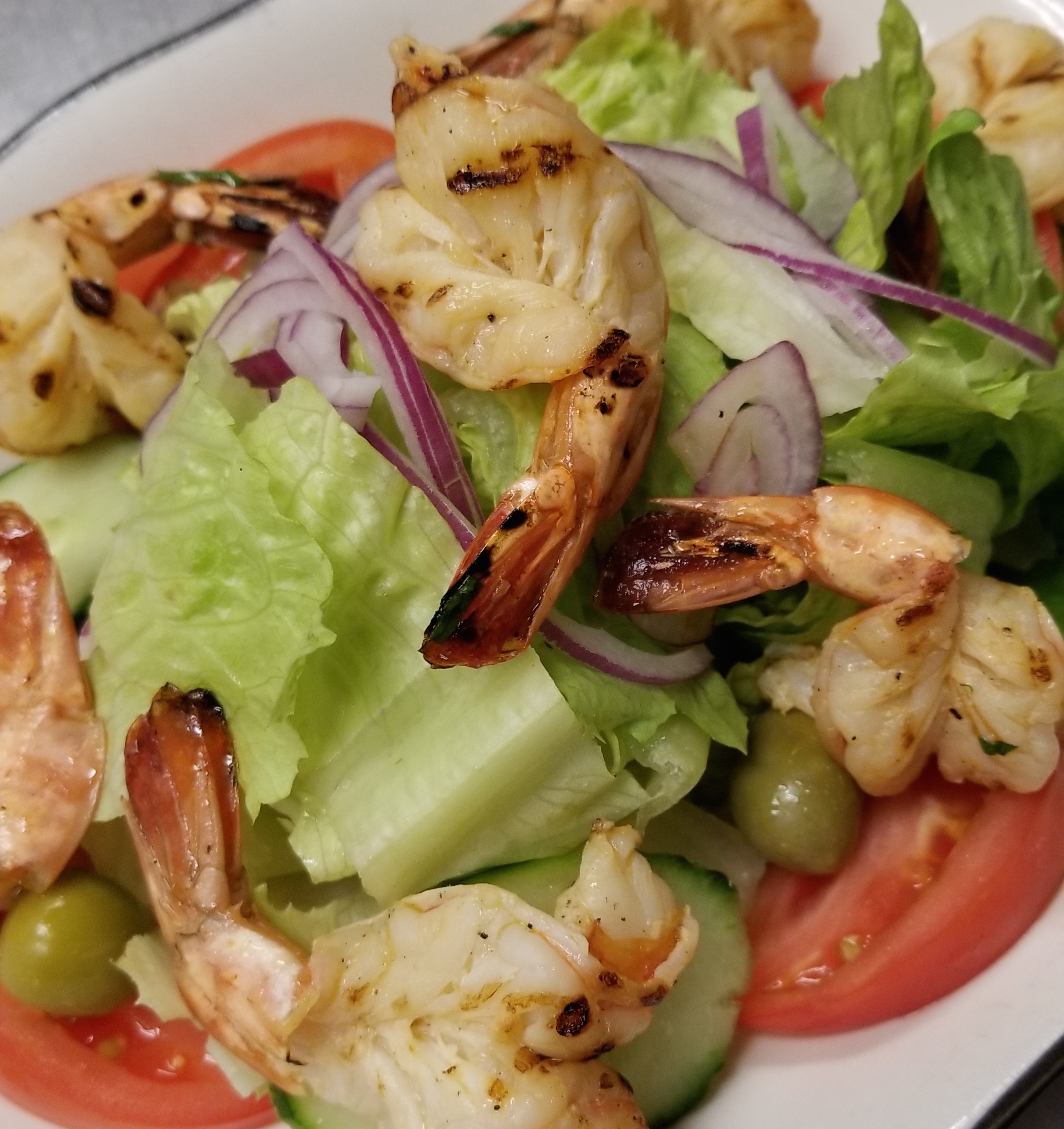 Order Grilled Shrimp Salad food online from Roma Pizza store, Brooklyn on bringmethat.com