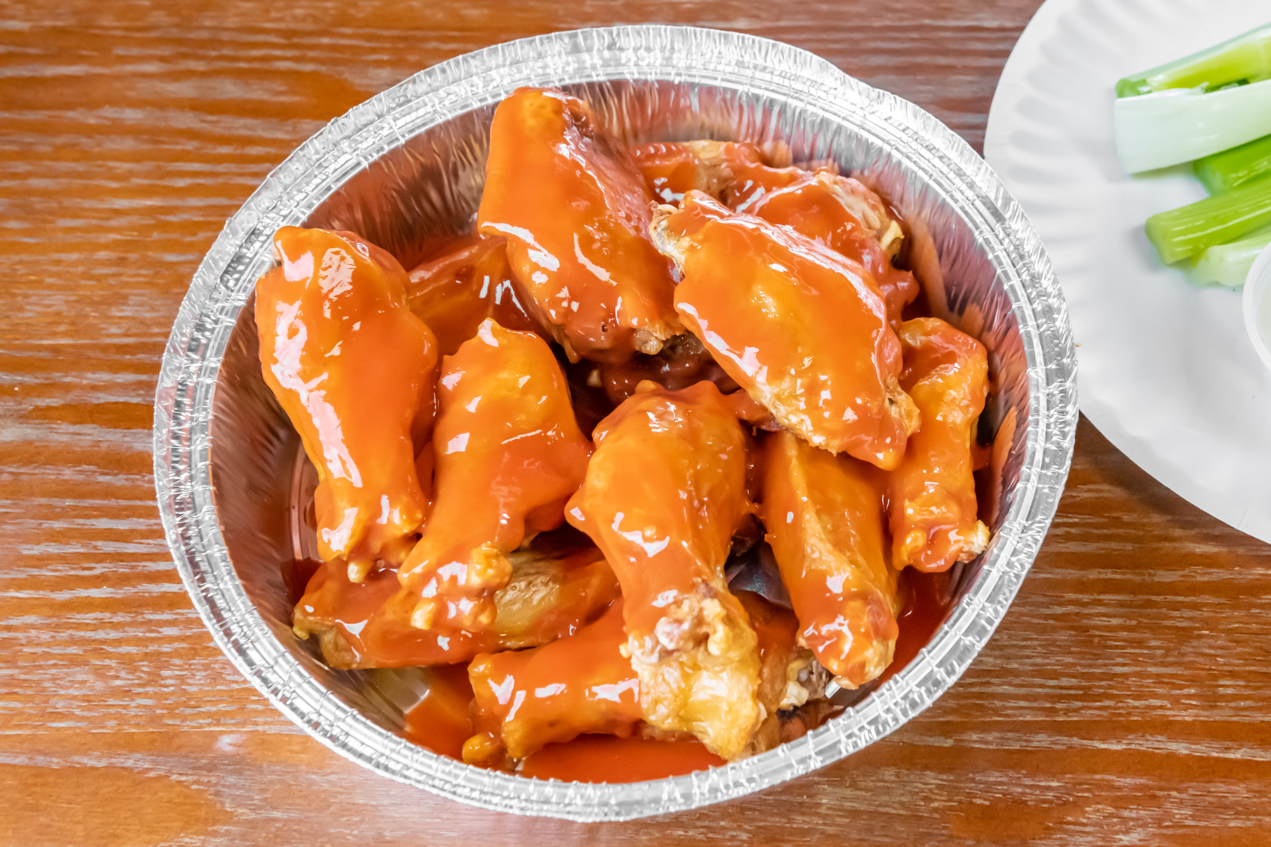 Order Wings - 6 Pieces food online from Branford Pizza store, Branford on bringmethat.com