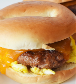 Order c. Sausage, Egg & Cheese Sandwich food online from Bigmouth Breakfast & Brunch Burritos store, Pittsburgh on bringmethat.com