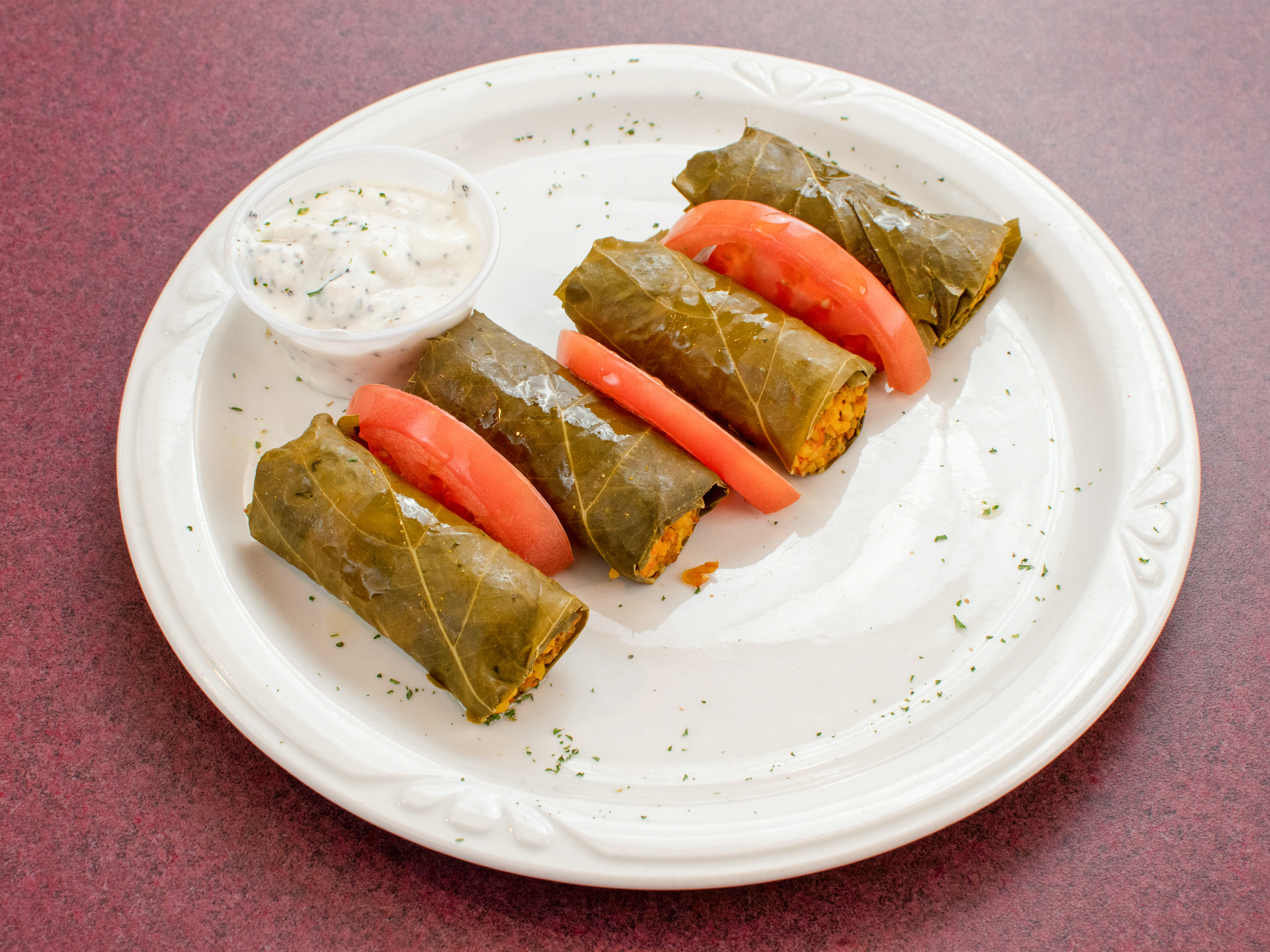 Order Dolmeh food online from Alfredo's Mediterranean Grille and Steakhouse store, Charles Town on bringmethat.com
