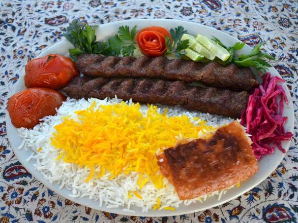Order Isfahan Koobideh Plate food online from Stone Stew store, San Jose on bringmethat.com