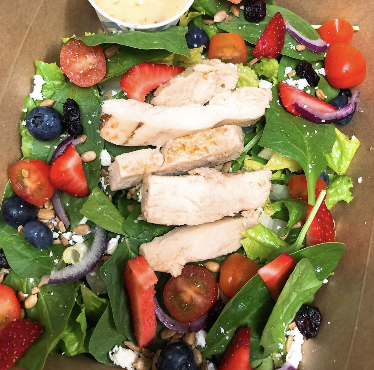 Order Chicken Breast Salad food online from Ventana Coffee store, Covina on bringmethat.com