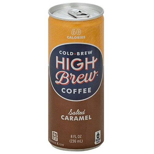 Order High Brew Cold Brew Salted Caramel Coffee food online from Deerings Market store, Traverse City on bringmethat.com
