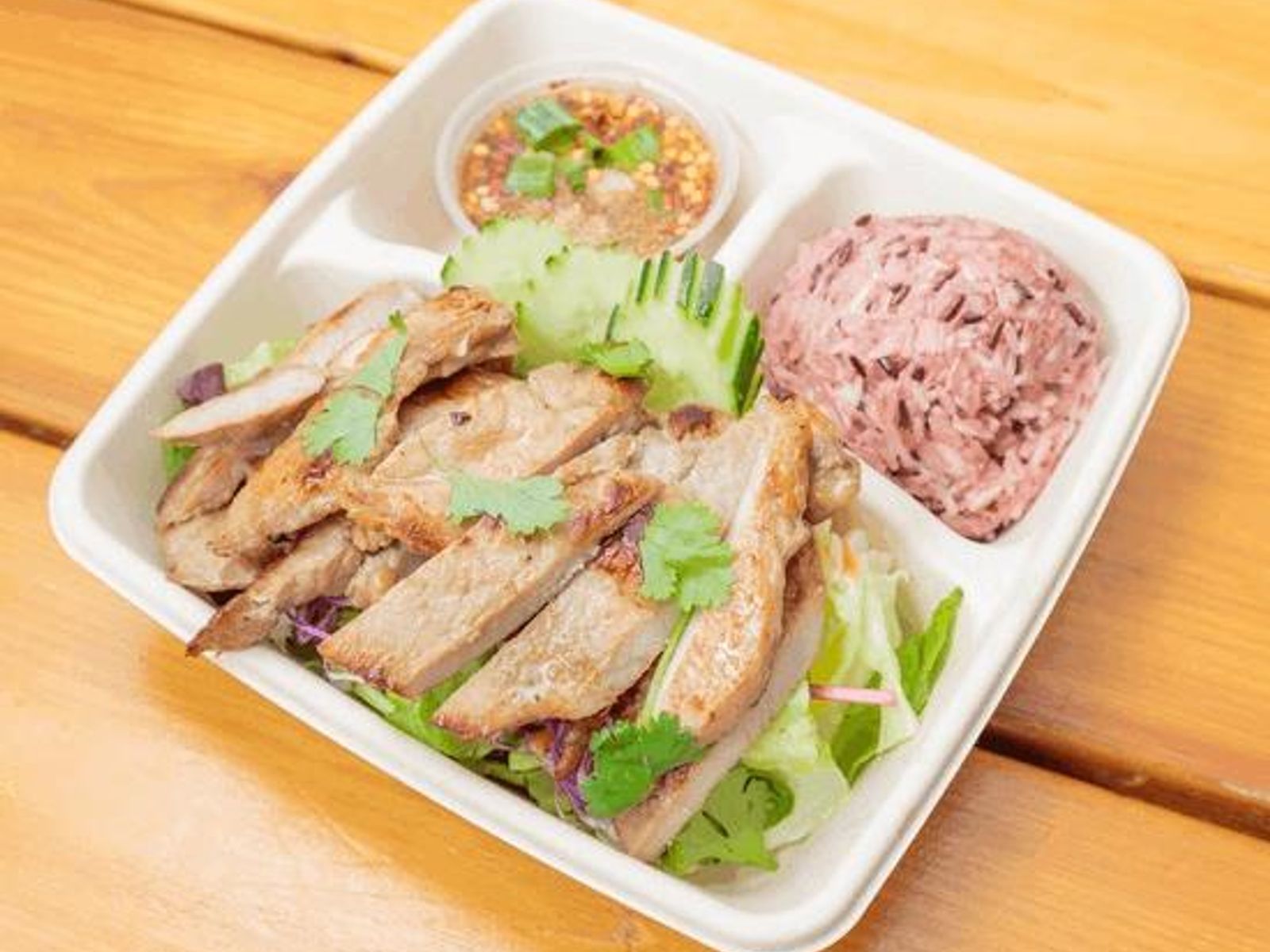 Order Sassy Pork food online from I Am Thai Eatery store, Vancouver on bringmethat.com