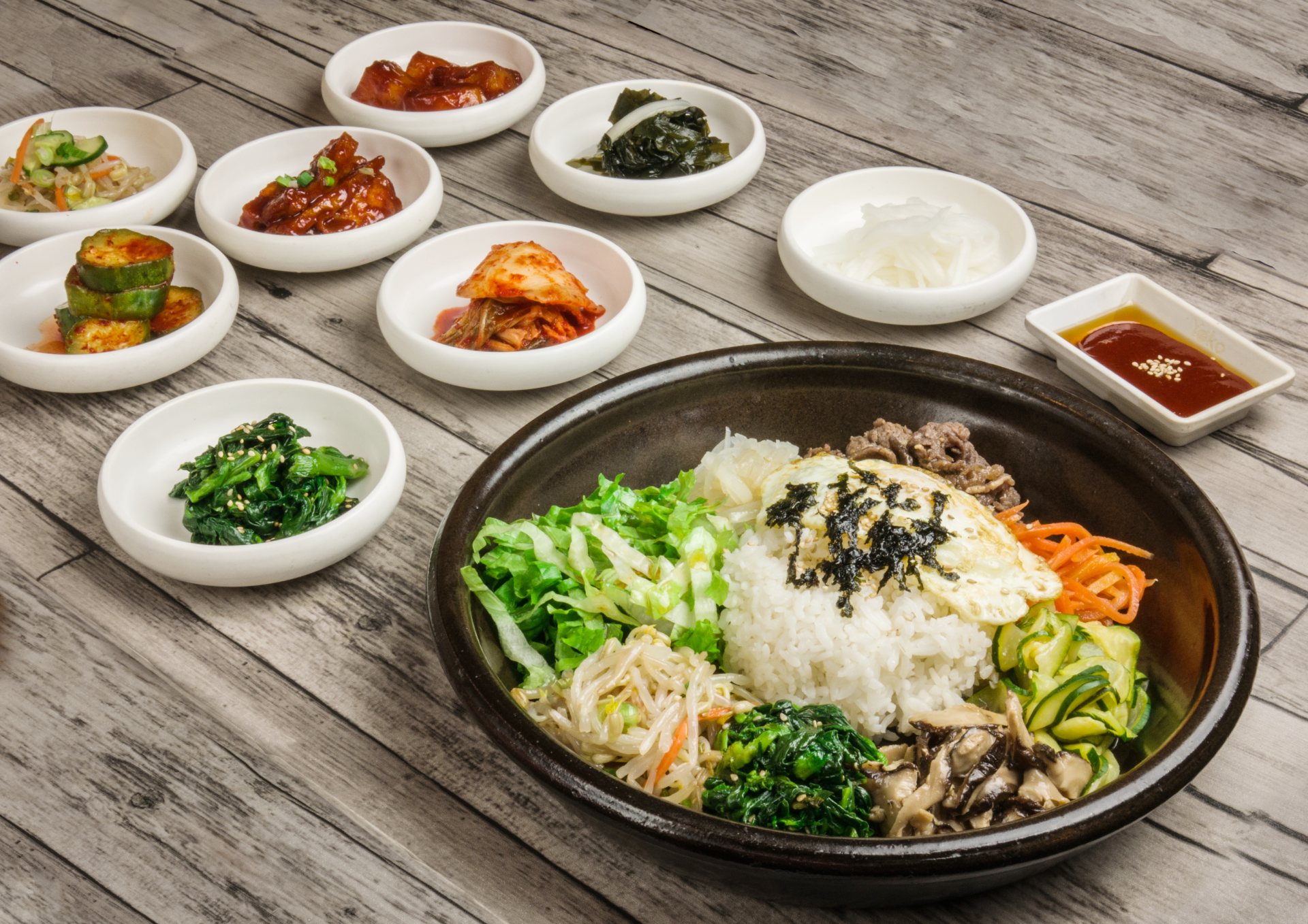 Order Bi-Bim Bab food online from Korea Garden Restaurant store, Houston on bringmethat.com