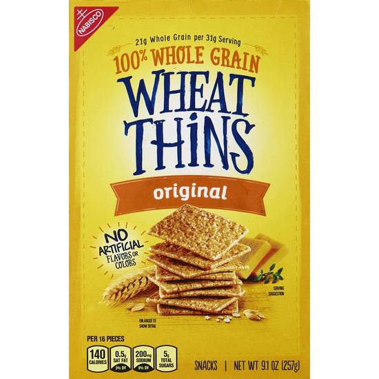 Order Nabisco Original Wheat Thins 9.1 OZ food online from CVS store, SAN ANTONIO on bringmethat.com