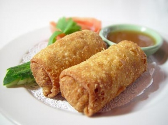 Order 102. Thai Shrimp Egg Rolls food online from Siam Pasta Thai Cuisine store, Chicago on bringmethat.com