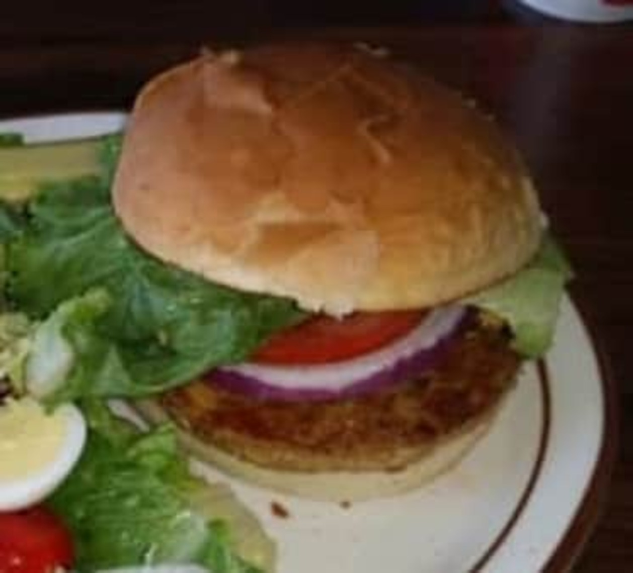 Order Garden Burger food online from Jake's Of Willow Glen store, San Jose on bringmethat.com