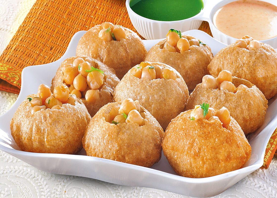 Order Pani Puri (8pcs) food online from Chef of India store, Jersey City on bringmethat.com