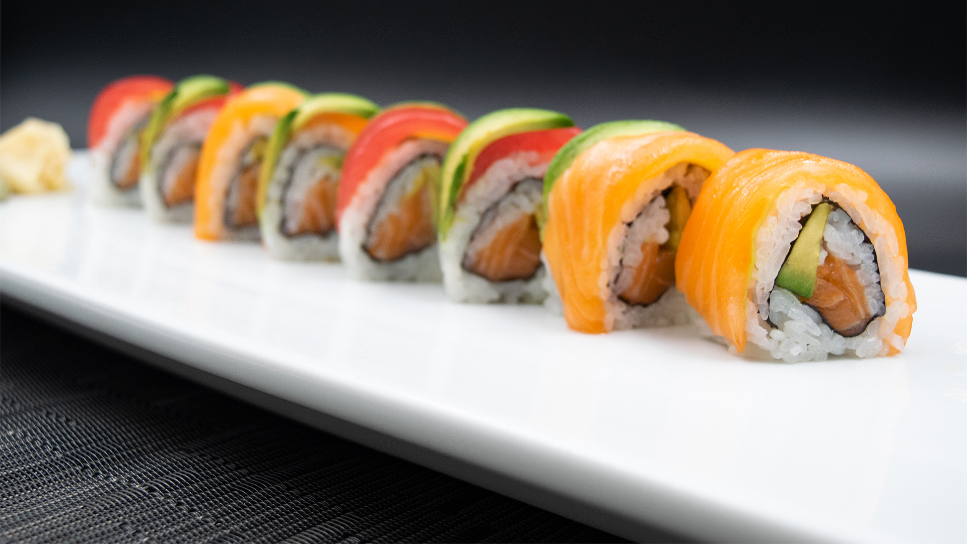 Order Rainbow Roll food online from Tosai store, Los Angeles on bringmethat.com