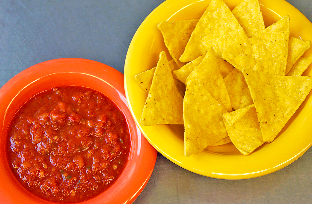 Order Side Chips and Salsa food online from Cafe Yumm! store, Eugene on bringmethat.com