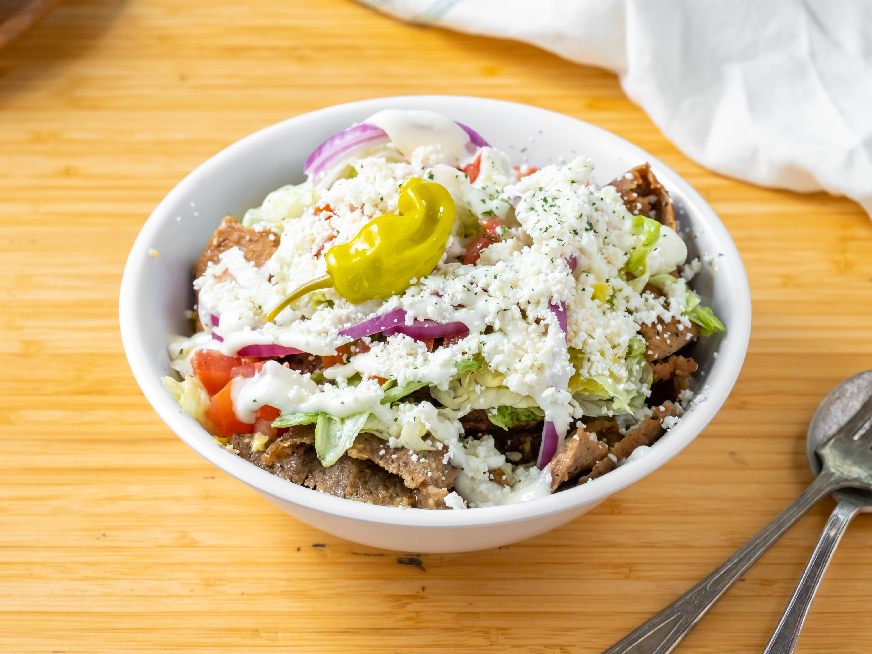 Order Gyro Bowl food online from The Sultan Cafe store, Portland on bringmethat.com