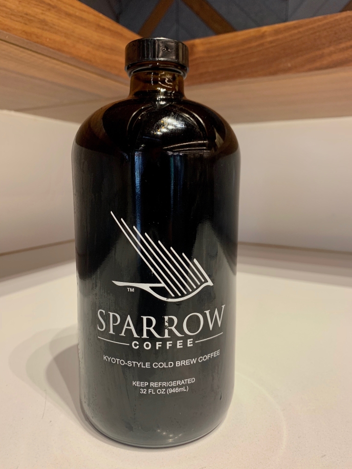Order Bottled Cold Brew (32oz) food online from Sparrow Coffee store, Naperville on bringmethat.com