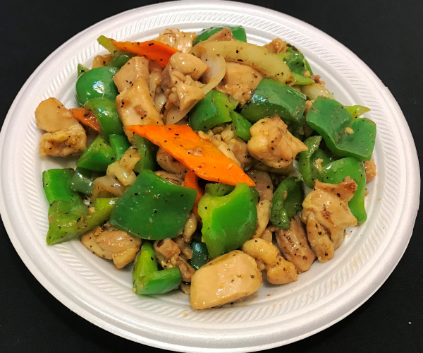 Order Black Pepper Chicken food online from Red Dragon Express store, Laveen on bringmethat.com
