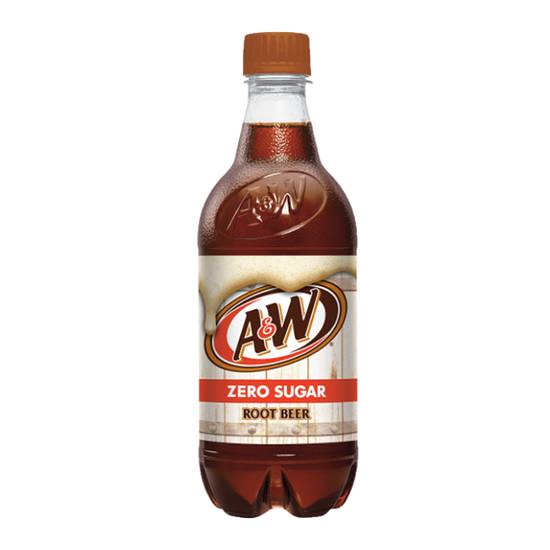 Order A&W Zero Sugar Rootbeer 20oz food online from Casey'S store, LONDON on bringmethat.com