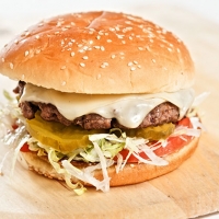 Order Cheeseburger  food online from Prime Roast Beef & Pizza store, Danvers on bringmethat.com