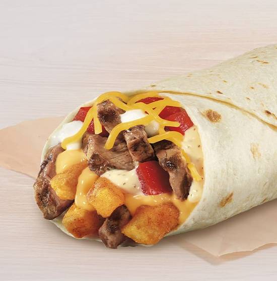 Order Steak White Hot Ranch Fries Burrito food online from Taco Bell store, Genoa on bringmethat.com