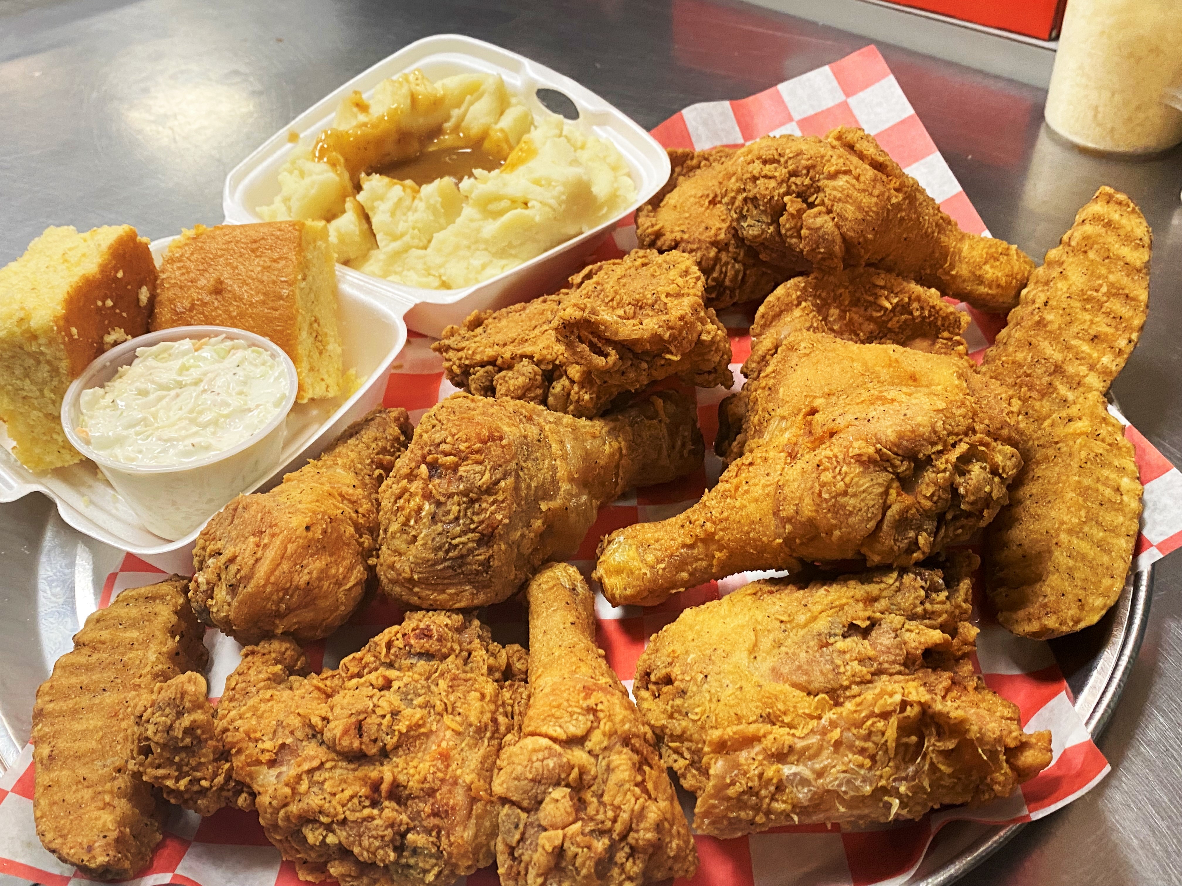 Order 16pc thigh/leg meal food online from George's Wings store, Philadelphia on bringmethat.com