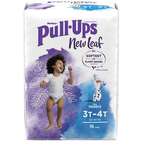 Order Huggies Pull-Ups New Leaf Boys' Potty Training Pants 3T-4T - 16.0 ea food online from Walgreens store, FAIRBANKS on bringmethat.com