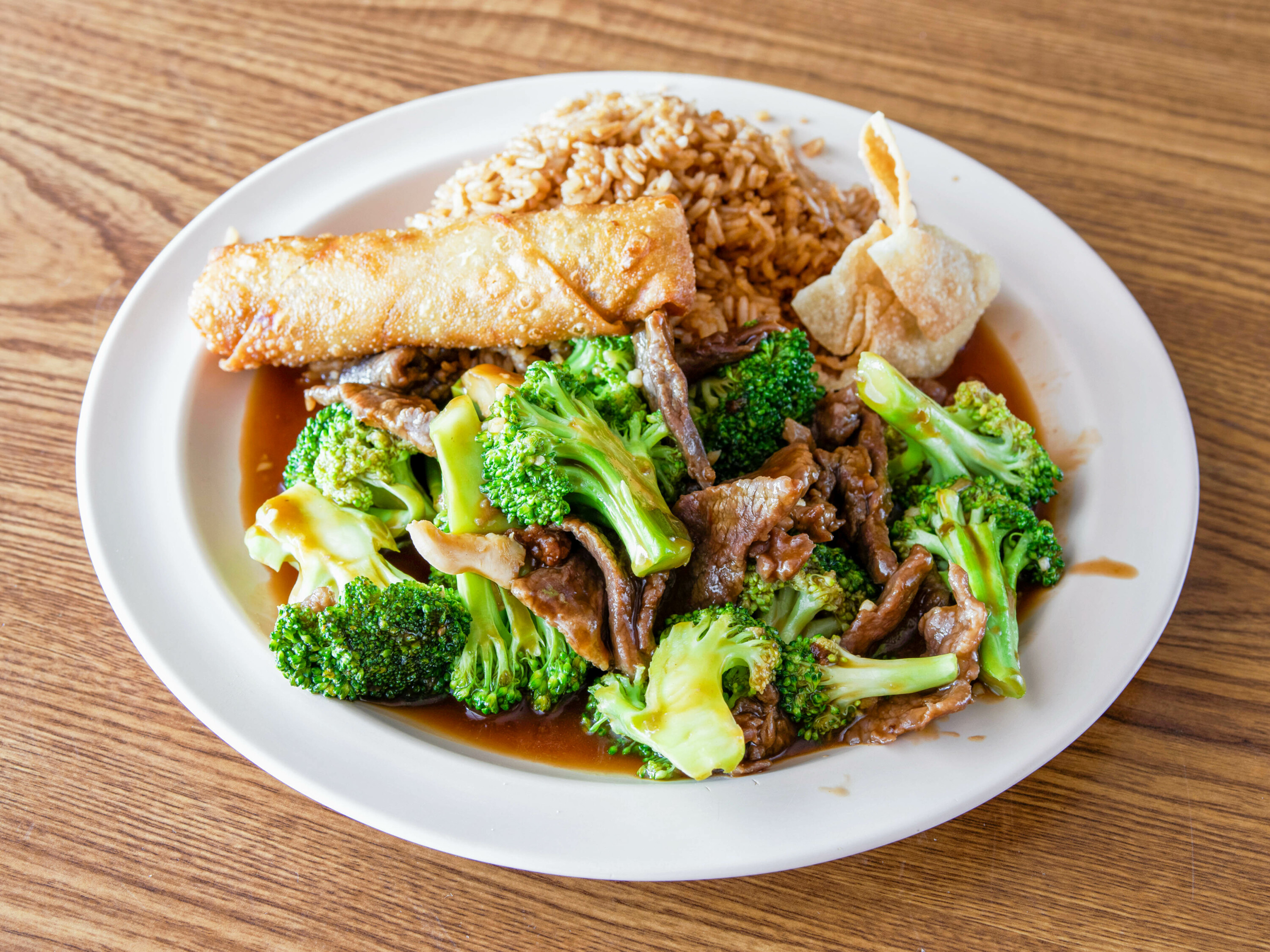 Order 11. Beef and Broccoli Lunch food online from King Wong Chinese store, Phoenix on bringmethat.com