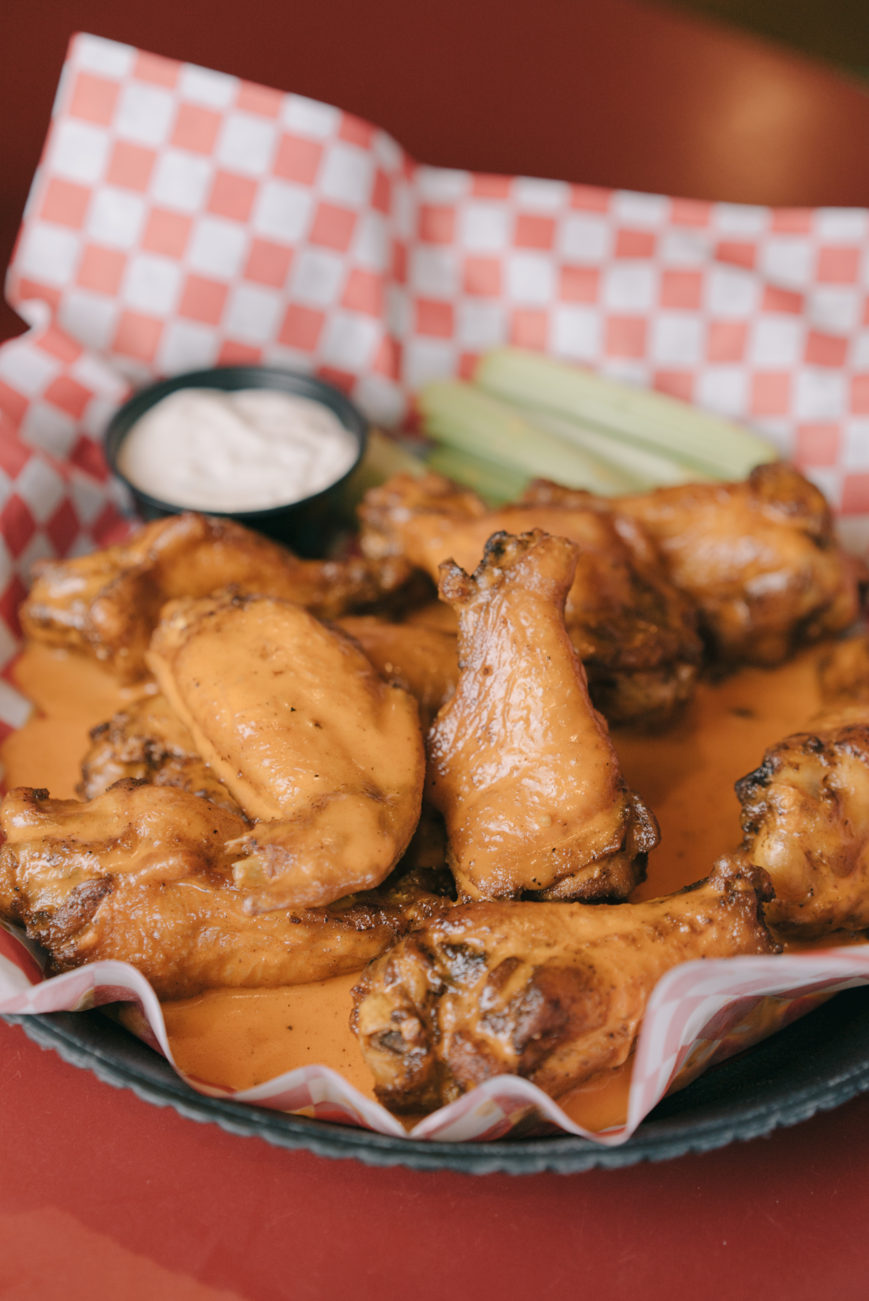 Order 10 Smokin' Wings food online from O'callaghan Pub store, Rochester on bringmethat.com