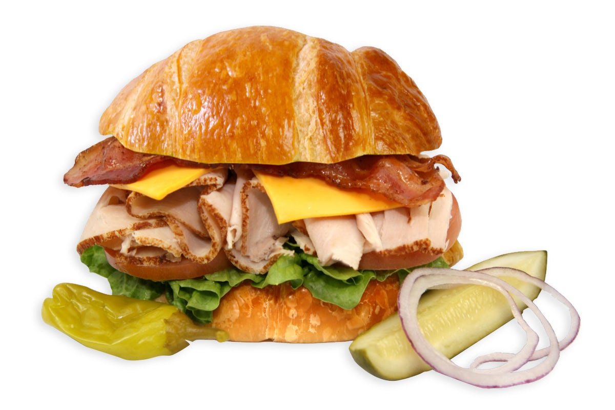 Order #67 CR Turkey Club food online from Lee Sandwiches store, Peoria on bringmethat.com