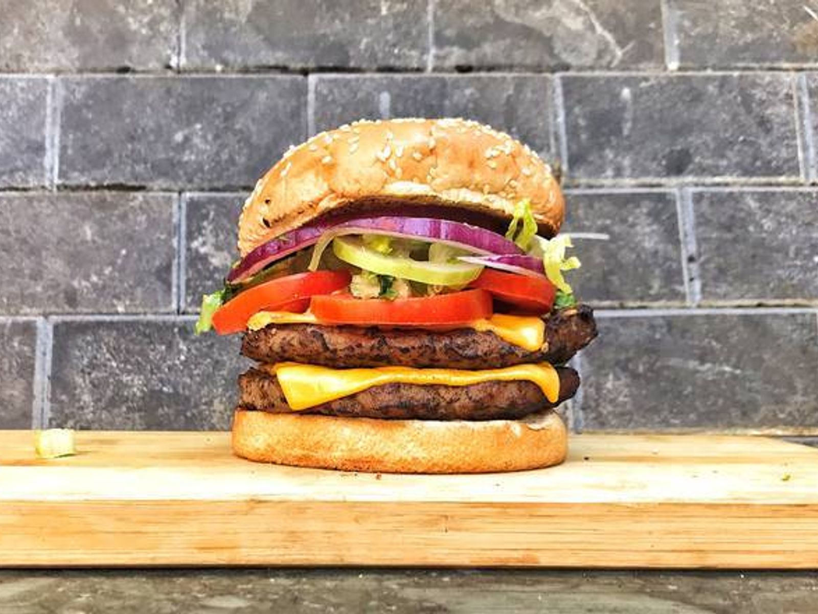 Order "Double Cheese Smashburger " food online from Burger Boys store, Los Angeles on bringmethat.com