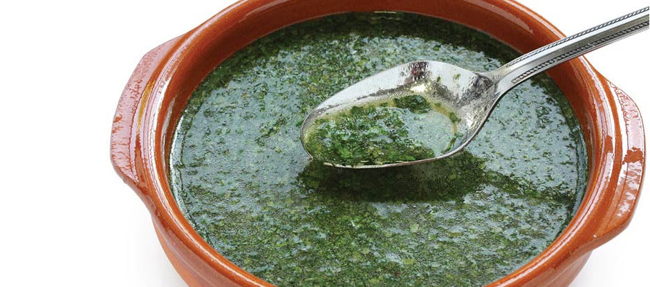 Order Bowl of Molokhia Soup food online from Salam store, Chicago on bringmethat.com