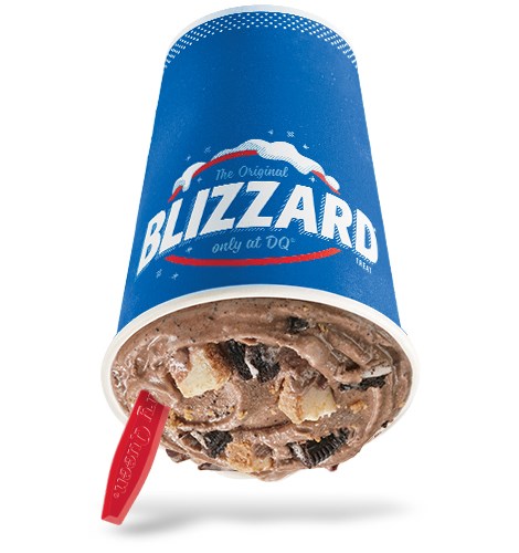 Order OREO Cheesecake Blizzard® Treat food online from Dairy Queen store, Upper Moreland Township on bringmethat.com
