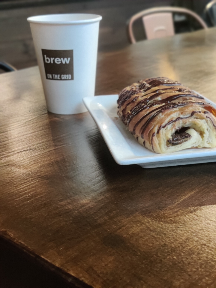 Order Chocolate Croissant food online from Brew on the Grid store, Worcester on bringmethat.com