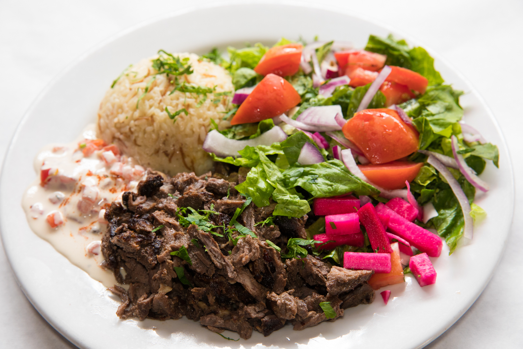 Order Beef Shawarma food online from Gaby's Express store, Marina Del Rey on bringmethat.com