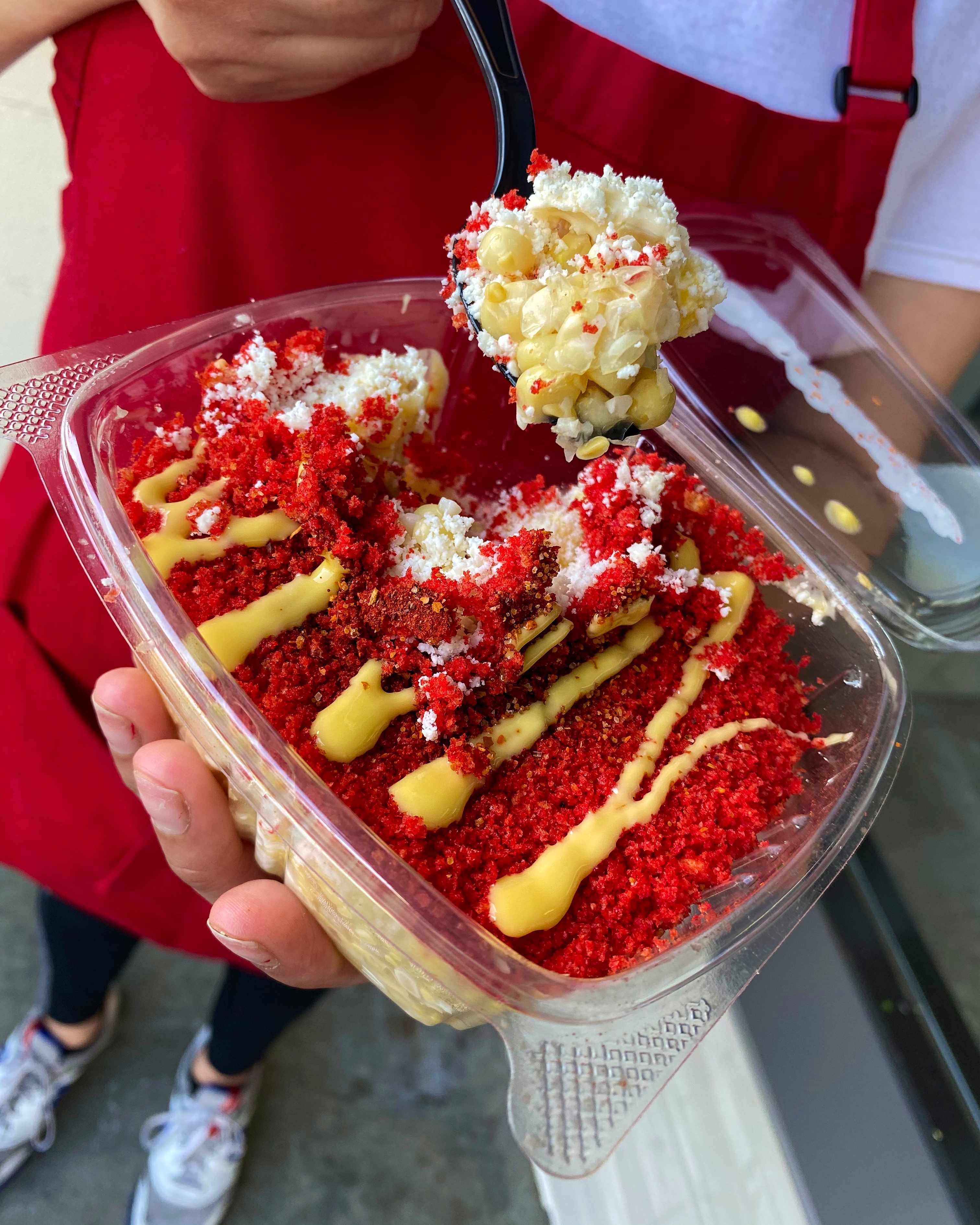 Order Esquite with Hot Cheetos food online from El Munchies store, Glendale on bringmethat.com