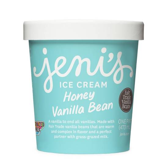 Order Honey Vanilla Bean Pint food online from Jeni's Splendid store, Durham on bringmethat.com
