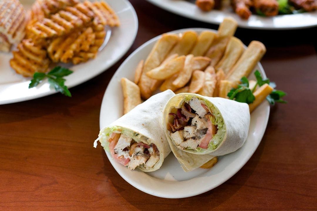 Order Chicken Caesar Wrap - Wrap food online from Hg Coal Fired Pizza store, Warrington on bringmethat.com